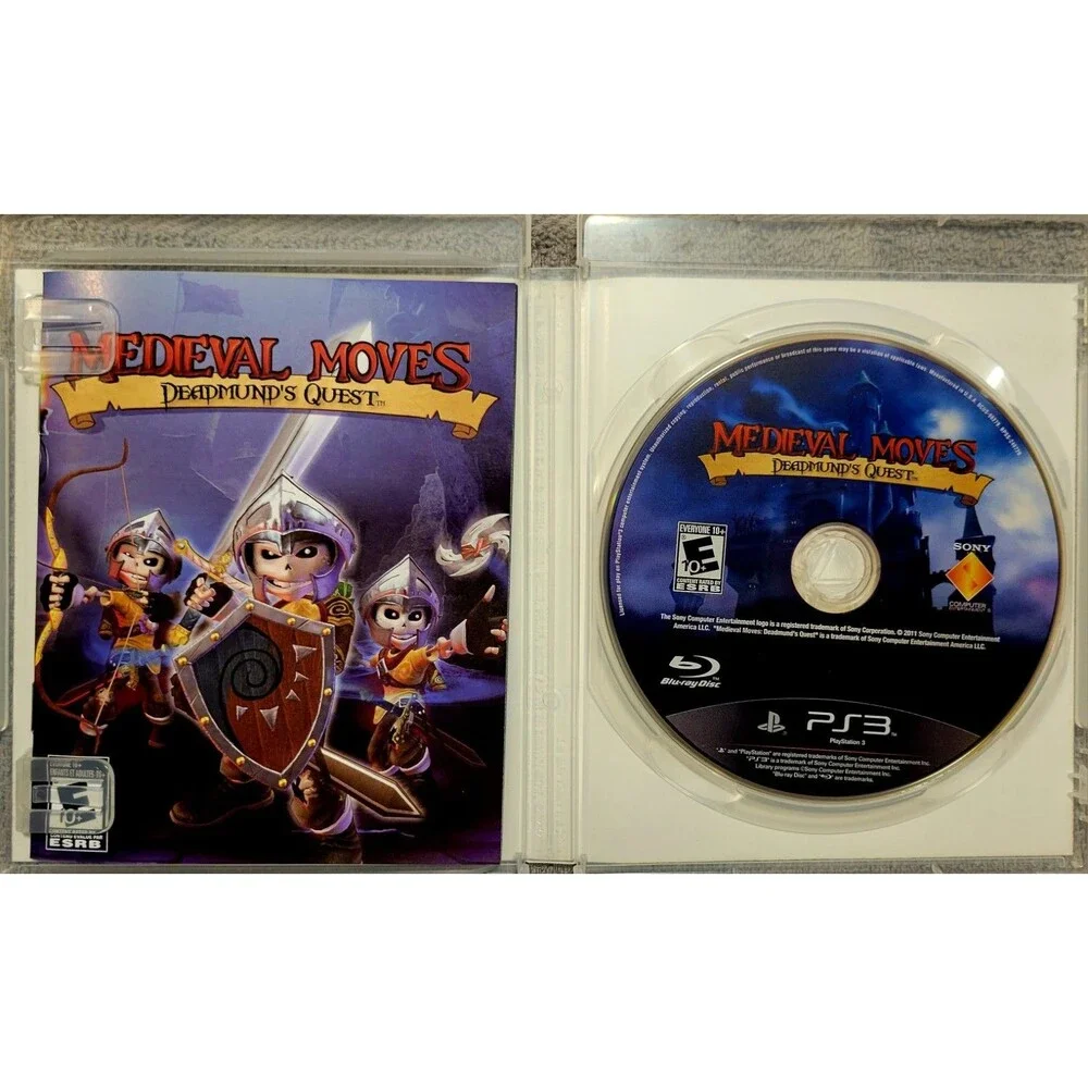 SONY PLAYSTATION 3 PS3: Medieval Moves:Deadmund's Quest,CIB,TESTED,FAST SHIPPING